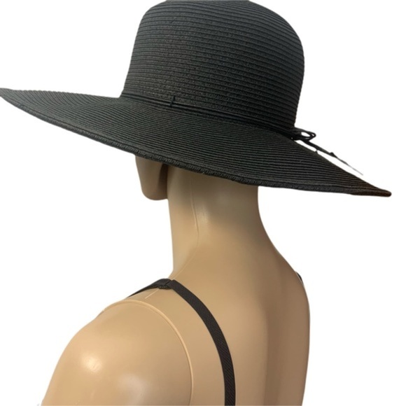 VNTG Bijoux Terner Black Sun Dress Wide Brim Hat main image 10